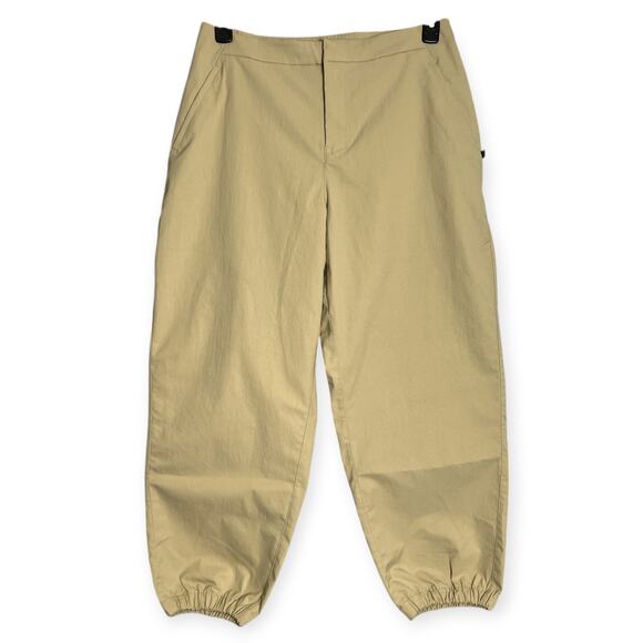 Lululemon Lab High-Rise Woven Jogger SIZE 10 Trench Brown Water Repellent Pocket - Picture 3 of 14